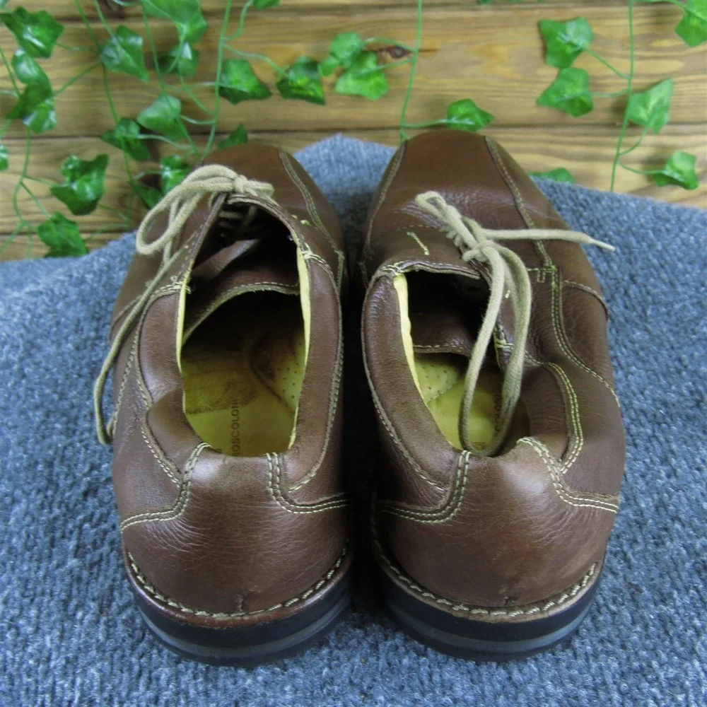 Sandro Moscoloni Men  Derby Oxfords Brown Leather Size‎ 10 Medium  Used 2025